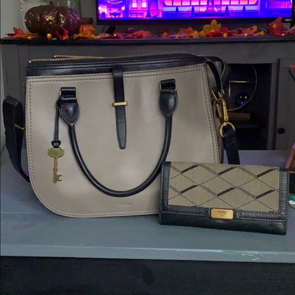 Fossil purse and wallet